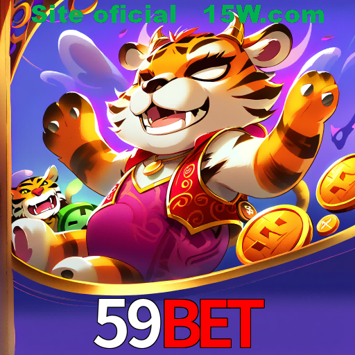 Imagem promocional da 59BET mostrando a plataforma e suas vantagens